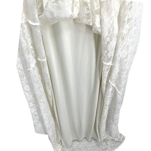 NEW Torrid Ever After Ivory Lace Gown Wedding Dress Women's Size 18 - Picture 5 of 14